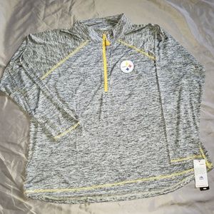 Plus size Steelers pullover